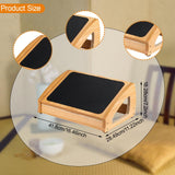 Maxbell Under Desk Footrest Desk Step Stool Adults Foot Stool for Bedroom Office Car