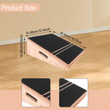 Maxbell Wooden Slant Board for Calf Stretching Professional for Knees Pilates Sports