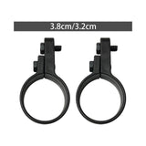 Maxbell 2x Bike Fenders Frame Accessories High Performance Direct Replace Part Black Dia 3.8 cm