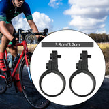 Maxbell 2x Bike Fenders Frame Accessories High Performance Direct Replace Part Black Dia 3.8 cm