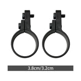Maxbell 2x Bike Fenders Frame Accessories High Performance Direct Replace Part Black Dia 3.8 cm