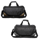 Maxbell Barrel Shoulder Travel Bag Sleek Gym Bag for Sports Training Camping Workout Gold