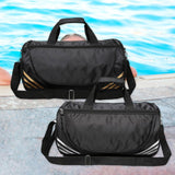 Maxbell Barrel Shoulder Travel Bag Sleek Gym Bag for Sports Training Camping Workout Gold