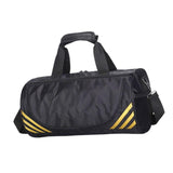 Maxbell Barrel Shoulder Travel Bag Sleek Gym Bag for Sports Training Camping Workout Gold