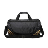 Maxbell Barrel Shoulder Travel Bag Sleek Gym Bag for Sports Training Camping Workout Gold