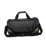 Maxbell Barrel Shoulder Travel Bag Sleek Gym Bag for Sports Training Camping Workout Gold