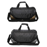 Maxbell Barrel Shoulder Travel Bag Sleek Gym Bag for Sports Training Camping Workout Gold