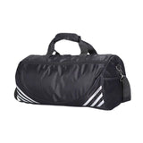 Maxbell Barrel Shoulder Travel Bag Sleek Gym Bag for Sports Training Camping Workout Silver
