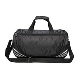 Maxbell Barrel Shoulder Travel Bag Sleek Gym Bag for Sports Training Camping Workout Silver