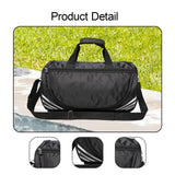 Maxbell Barrel Shoulder Travel Bag Sleek Gym Bag for Sports Training Camping Workout Silver