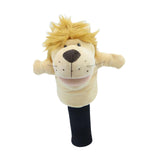 Maxbell Wood Golf Club Headcover Plush Lion Animal Present Protection Sleeve