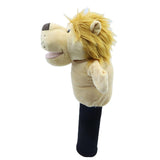Maxbell Wood Golf Club Headcover Plush Lion Animal Present Protection Sleeve