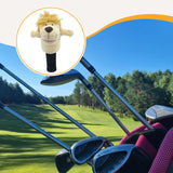 Maxbell Wood Golf Club Headcover Plush Lion Animal Present Protection Sleeve
