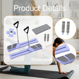 Maxbell Pilates Reformer Board for Home Office Pilates Sliding Board Trainer Violet