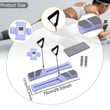 Maxbell Pilates Reformer Board for Home Office Pilates Sliding Board Trainer Violet
