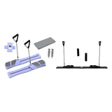 Maxbell Pilates Reformer Board for Home Office Pilates Sliding Board Trainer Violet