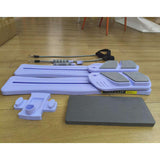Maxbell Pilates Reformer Board for Home Office Pilates Sliding Board Trainer Violet