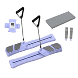 Maxbell Pilates Reformer Board for Home Office Pilates Sliding Board Trainer Violet