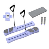 Maxbell Pilates Reformer Board for Home Office Pilates Sliding Board Trainer Violet
