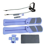 Maxbell Pilates Reformer Board for Home Office Pilates Sliding Board Trainer Violet