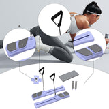 Maxbell Pilates Reformer Board for Home Office Pilates Sliding Board Trainer Violet