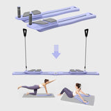 Maxbell Pilates Reformer Board for Home Office Pilates Sliding Board Trainer Violet