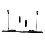 Maxbell Pilates Reformer Board for Home Office Pilates Sliding Board Trainer Black