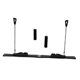 Maxbell Pilates Reformer Board for Home Office Pilates Sliding Board Trainer Black