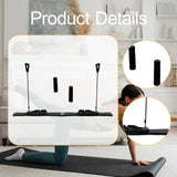 Maxbell Pilates Reformer Board for Home Office Pilates Sliding Board Trainer Black