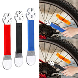 Maxbell Bicycle Spoke Wrench Steel Bike Wheel Spoke Wrench for Outdoor Riding Sports Red