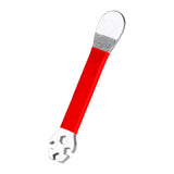 Maxbell Bicycle Spoke Wrench Steel Bike Wheel Spoke Wrench for Outdoor Riding Sports Red