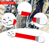 Maxbell Bicycle Spoke Wrench Steel Bike Wheel Spoke Wrench for Outdoor Riding Sports Red