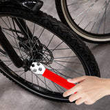 Maxbell Bicycle Spoke Wrench Steel Bike Wheel Spoke Wrench for Outdoor Riding Sports Red