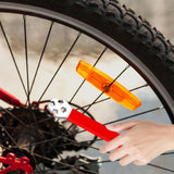 Maxbell Bicycle Spoke Wrench Steel Bike Wheel Spoke Wrench for Outdoor Riding Sports Red