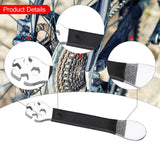 Maxbell Bicycle Spoke Wrench Steel Bike Wheel Spoke Wrench for Outdoor Riding Sports Black