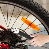 Maxbell Bicycle Spoke Wrench Steel Bike Wheel Spoke Wrench for Outdoor Riding Sports Black