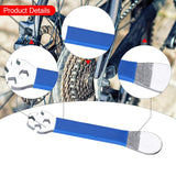 Maxbell Bicycle Spoke Wrench Steel Bike Wheel Spoke Wrench for Outdoor Riding Sports Blue