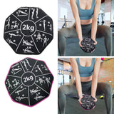 Maxbell Soft Dumbbell Sandbag 2kg Fitness Weight for Home Gym Strength Training Yoga Black