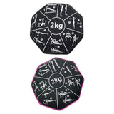 Maxbell Soft Dumbbell Sandbag 2kg Fitness Weight for Home Gym Strength Training Yoga Black