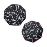 Maxbell Soft Dumbbell Sandbag 2kg Fitness Weight for Home Gym Strength Training Yoga Black