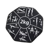 Maxbell Soft Dumbbell Sandbag 2kg Fitness Weight for Home Gym Strength Training Yoga Black