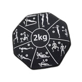 Maxbell Soft Dumbbell Sandbag 2kg Fitness Weight for Home Gym Strength Training Yoga Black