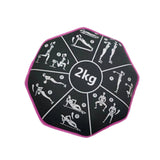 Maxbell Soft Dumbbell Sandbag 2kg Fitness Weight for Home Gym Strength Training Yoga Rose Red