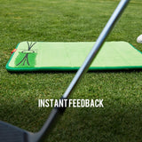 Maxbell Golf Hitting Mat Golf Swing Trainer for Indoor Outdoor Use Home Training Dad
