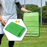 Maxbell Golf Hitting Mat Golf Swing Trainer for Indoor Outdoor Use Home Training Dad