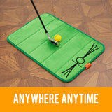 Maxbell Golf Hitting Mat Golf Swing Trainer for Indoor Outdoor Use Home Training Dad