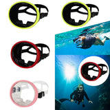 Maxbell Single Lens Diving Mask Snorkeling Glasses for Scuba Spearfishing Freediving Fluorescent Yellow