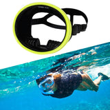 Maxbell Single Lens Diving Mask Snorkeling Glasses for Scuba Spearfishing Freediving Fluorescent Yellow