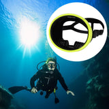 Maxbell Single Lens Diving Mask Snorkeling Glasses for Scuba Spearfishing Freediving Fluorescent Yellow