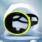Maxbell Single Lens Diving Mask Snorkeling Glasses for Scuba Spearfishing Freediving Fluorescent Yellow